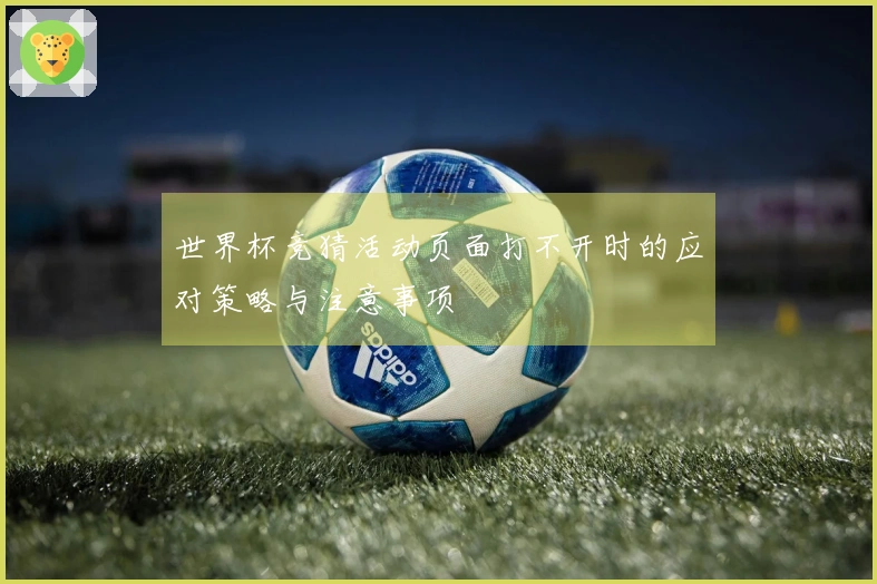 世界杯竞猜活动页面打不开时的应对策略与注意事项