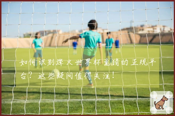 如何识别烽火世界杯竞猜的正规平台？这些疑问值得关注！